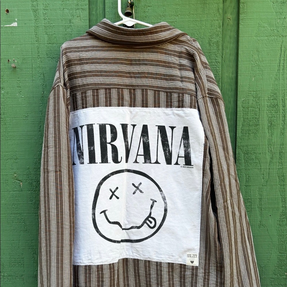 Upcycled Nirvana long sleeve